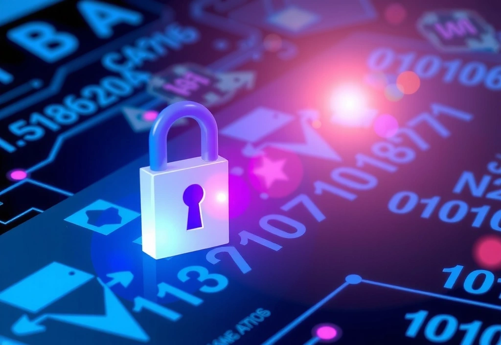 Secure data lock icon representing privacy protection