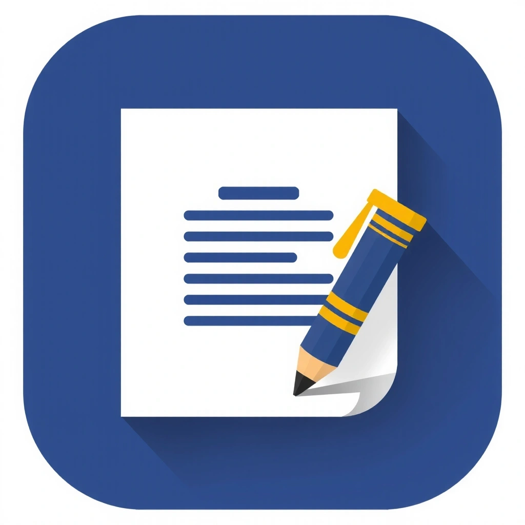 Document icon representing user-submitted content